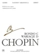 Rondo in C Major and Variations in D Major piano sheet music cover